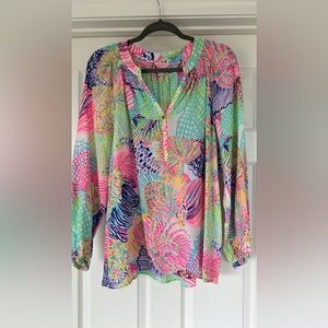 Lilly Pulitzer Elsa Silk Top